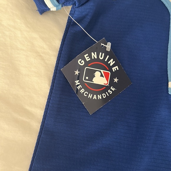 NWT genuine NIKE KANSAS CITY ROYALS BABY BLUE ROMPER JERSEY BASEBALL JERSEY - Picture 8 of 9